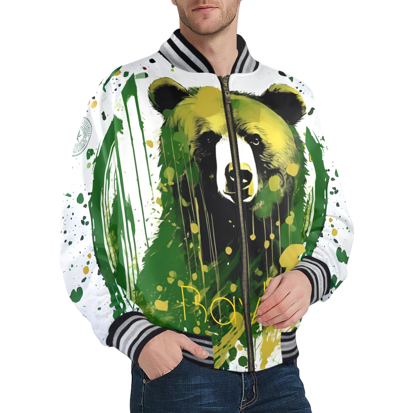 Waco University Bears Trim Bomber Jacket