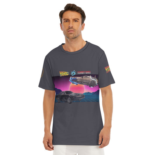 Delorean VS Knight Rider Kitt Shirt