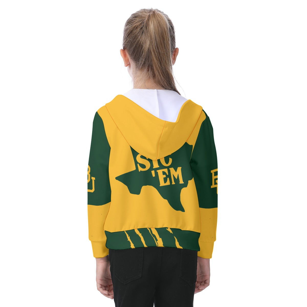 Kids Baylor Zip Up Hoodie