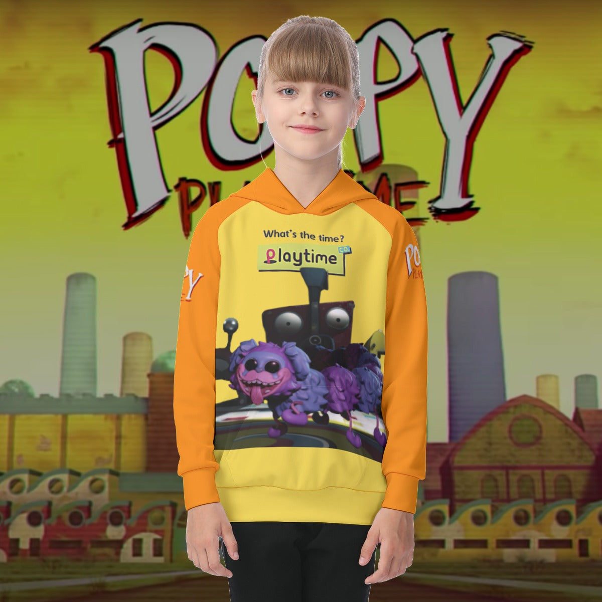 Kids PJ Pug-A-Pillar Poppy Playtime Pullover Hoodie