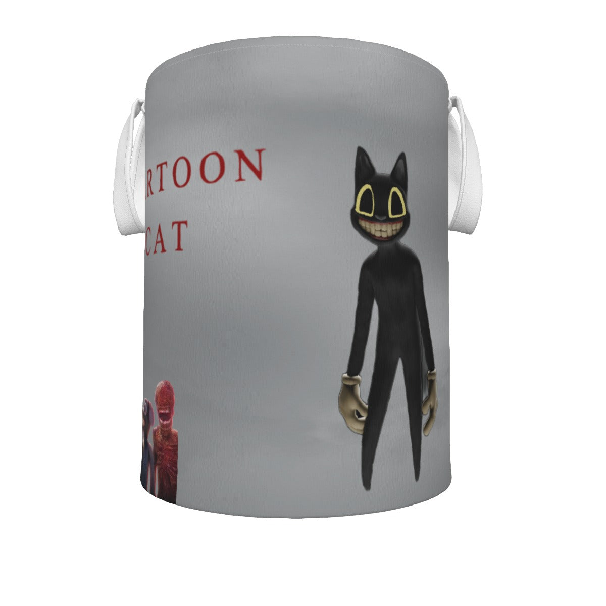 Siren Head Cartoon Cat Foldable Laundry Basket