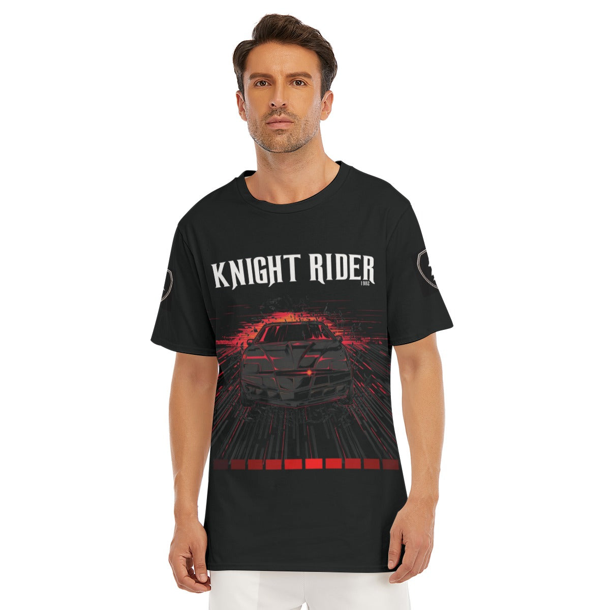 Knight Rider Kitt Shirt Black White