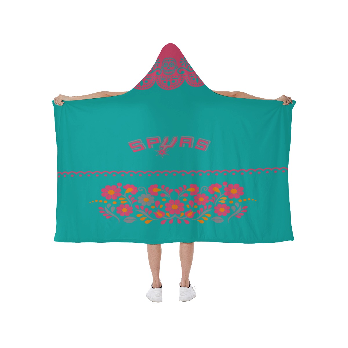 San Antonio Fiesta Hooded Blanket