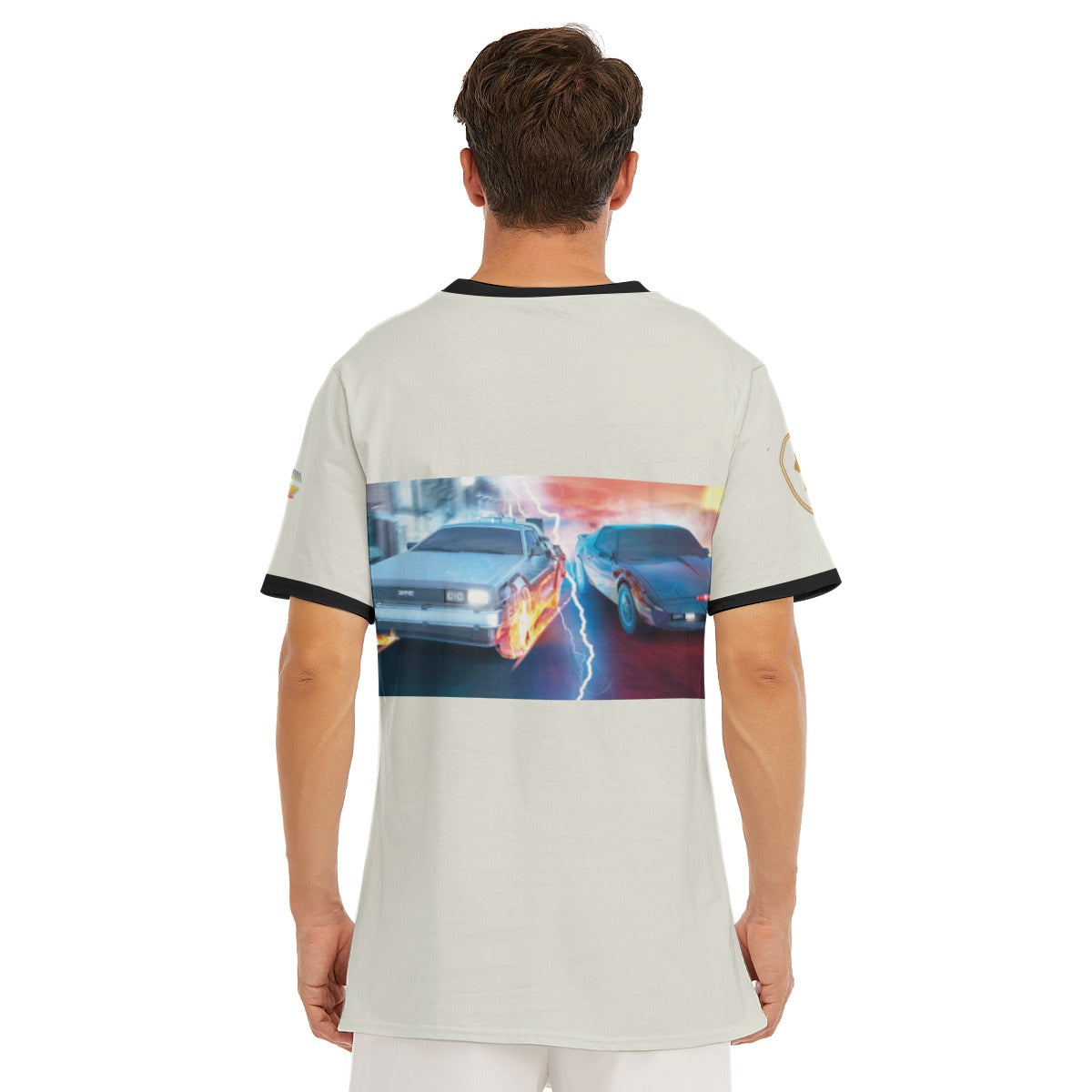 Delorean VS Knight Rider Kitt Shirt