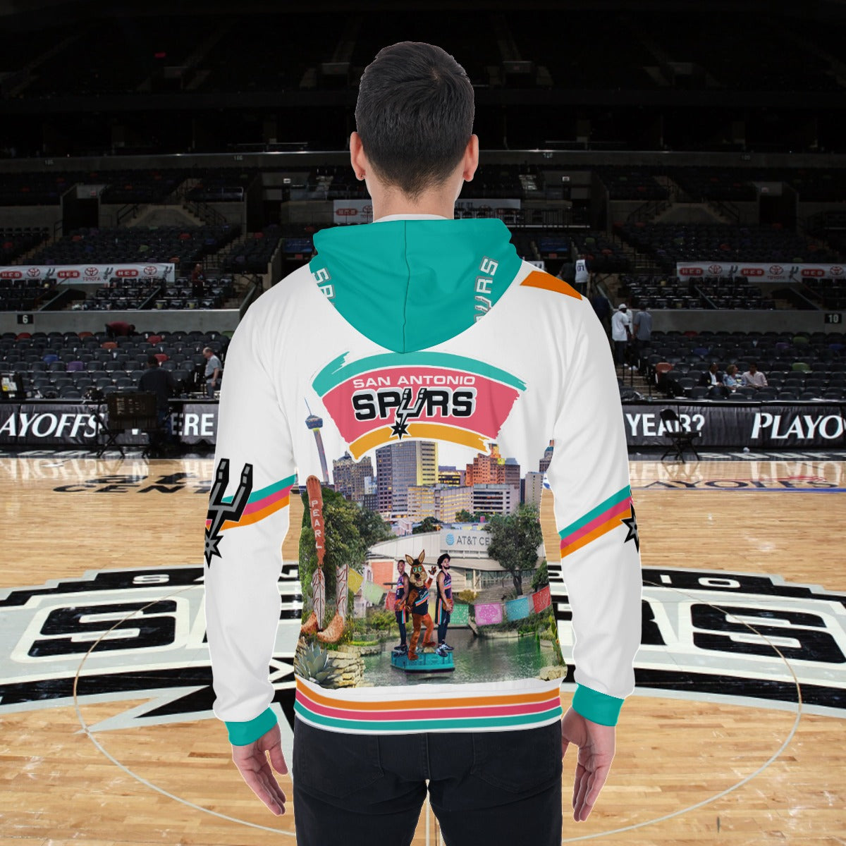 Spurs Fiesta Zip Up Hoodie