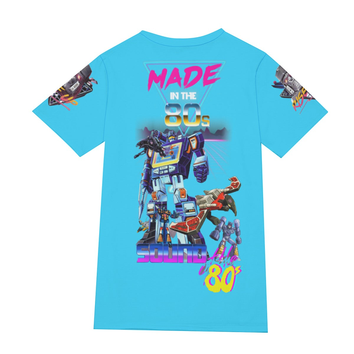 Men's 1980s Cartoon Villains Shirt Blue