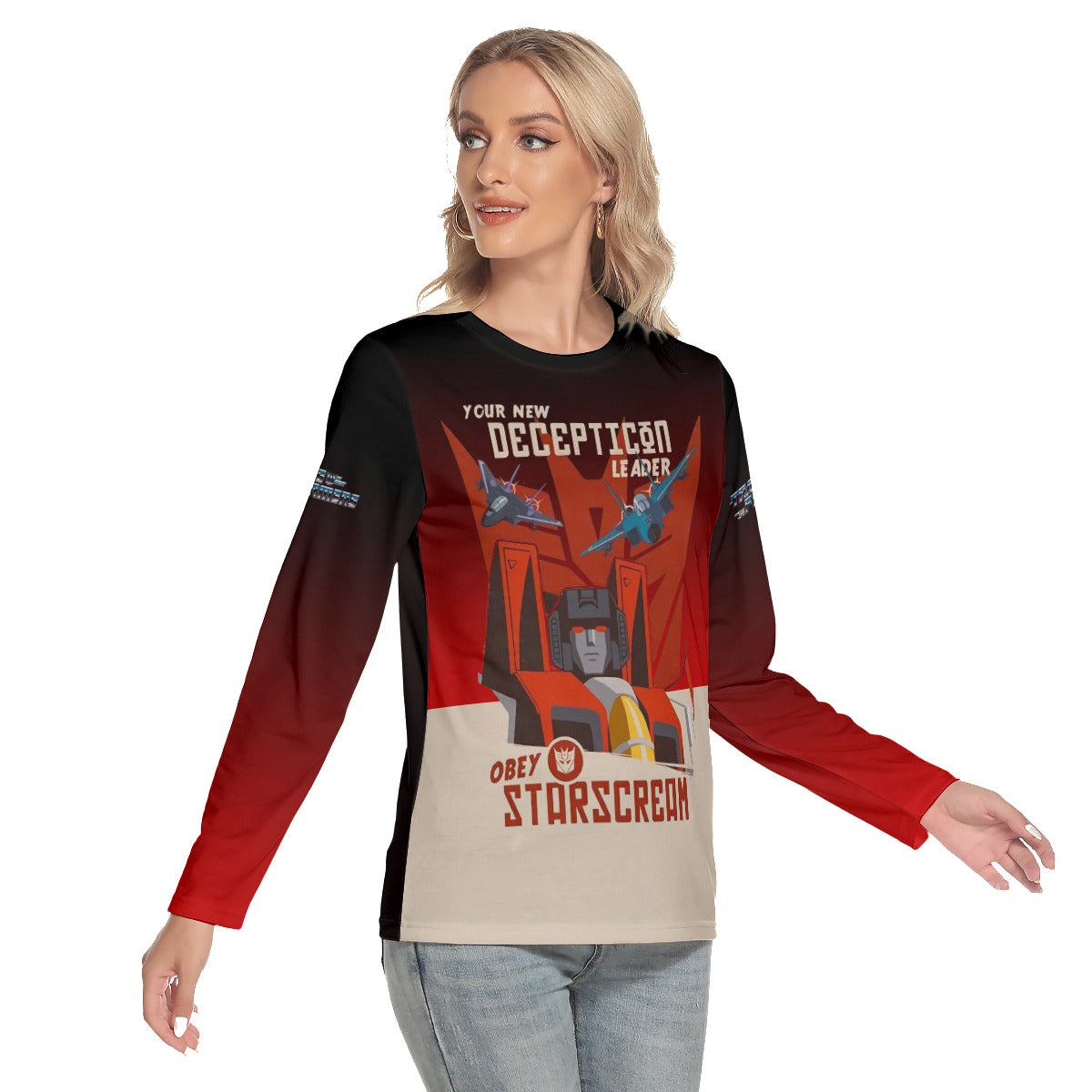 Womens Decepticon Starscream Long Sleeve Shirt