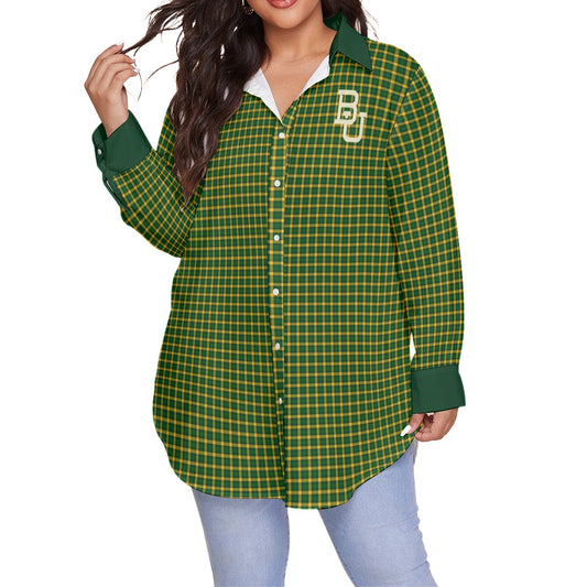 Womens Waco University Long Sleeve Shirt (Plus Size)