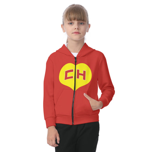 Kids Chapulin Colorado Chespirito Zip Up Hoodie