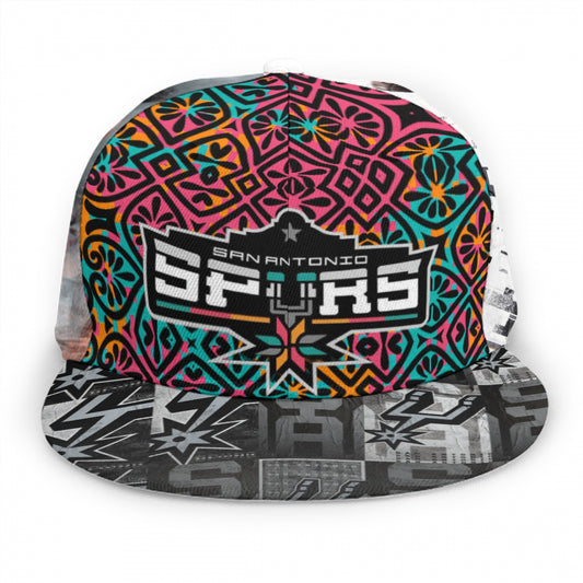 Spurs Baseball Cap With Flat Brim