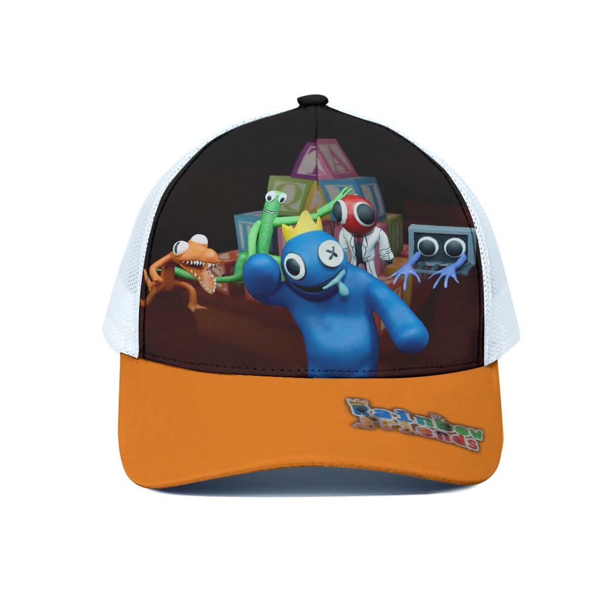 Rainbow Friends Baseball Cap Orange