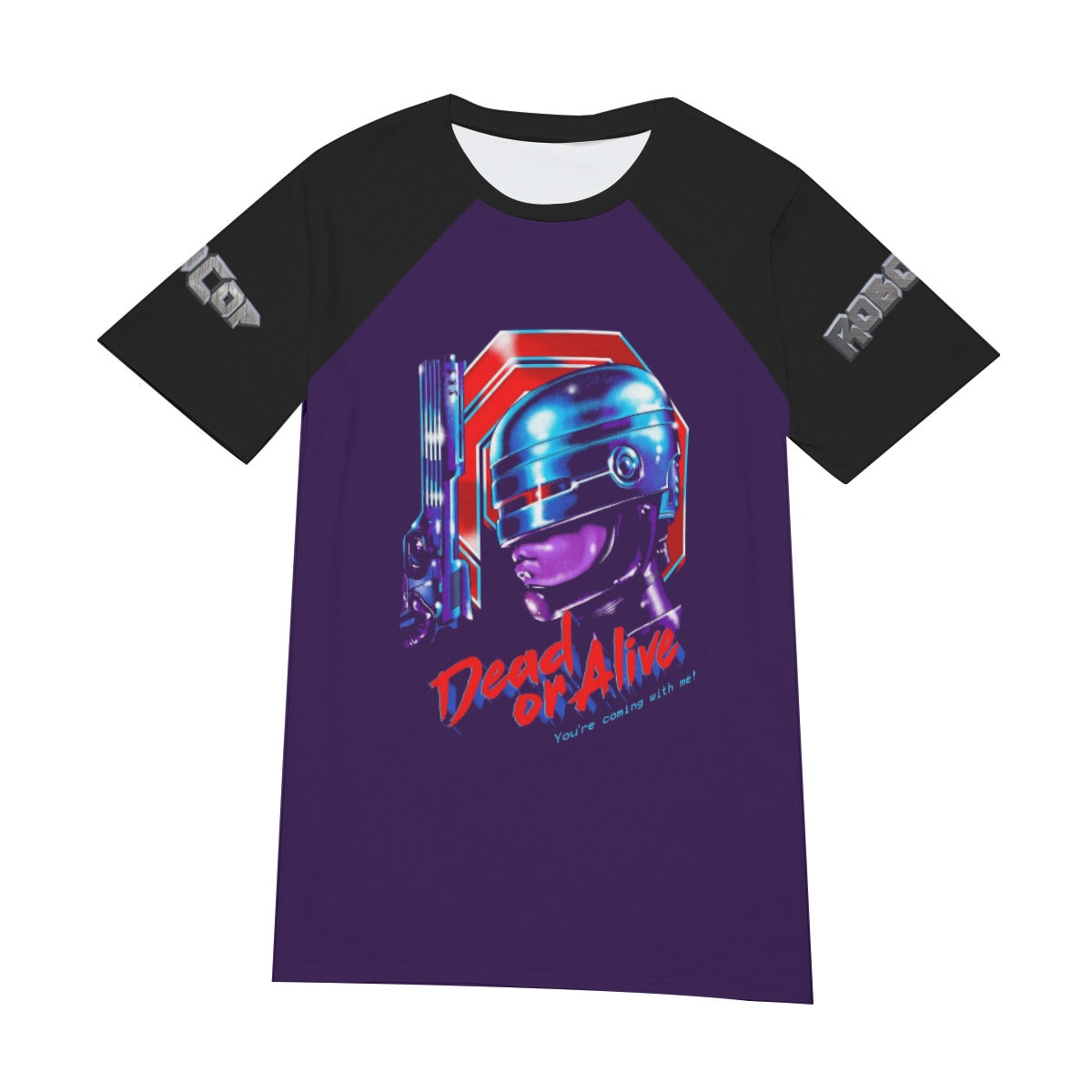 Robocop Retro Shirt Violet