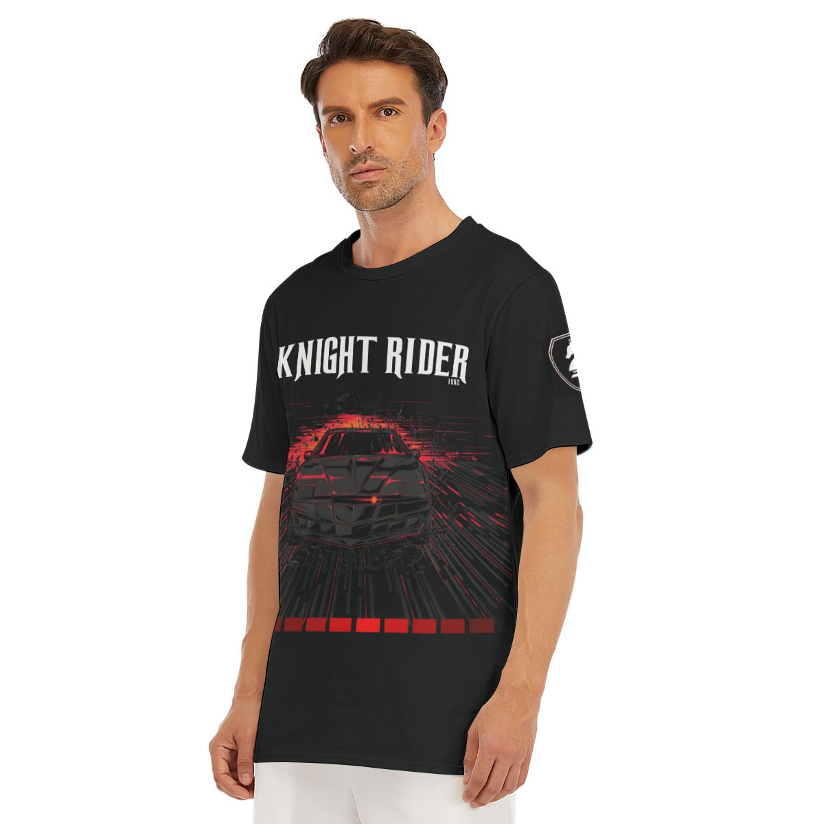 Knight Rider Kitt Shirt Black White