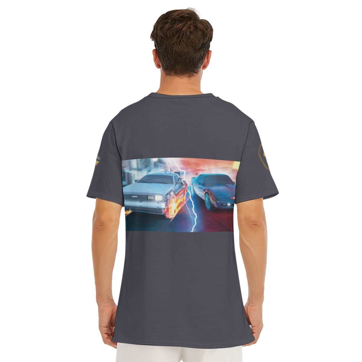 Delorean VS Knight Rider Kitt Shirt