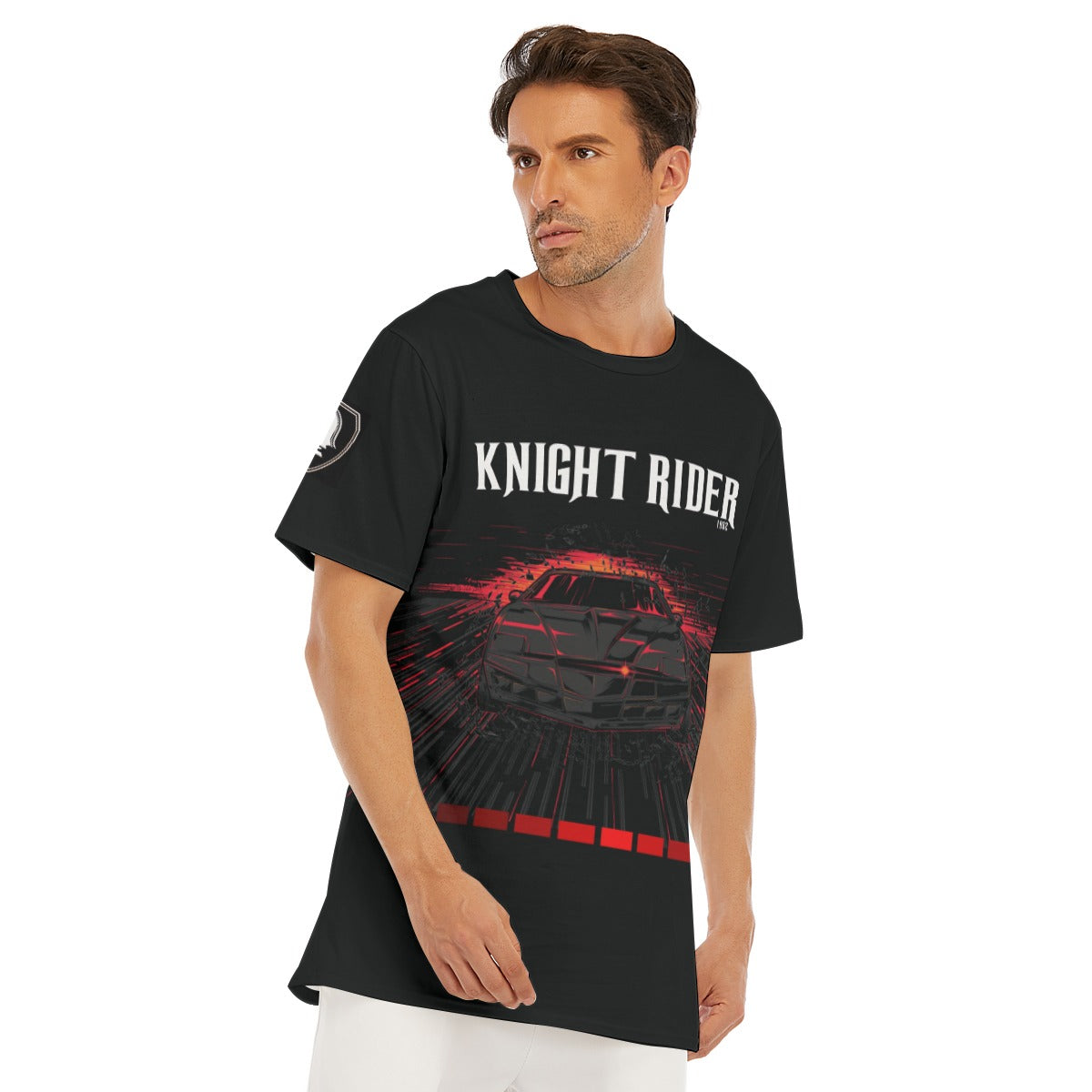 Knight Rider Kitt Shirt Black White