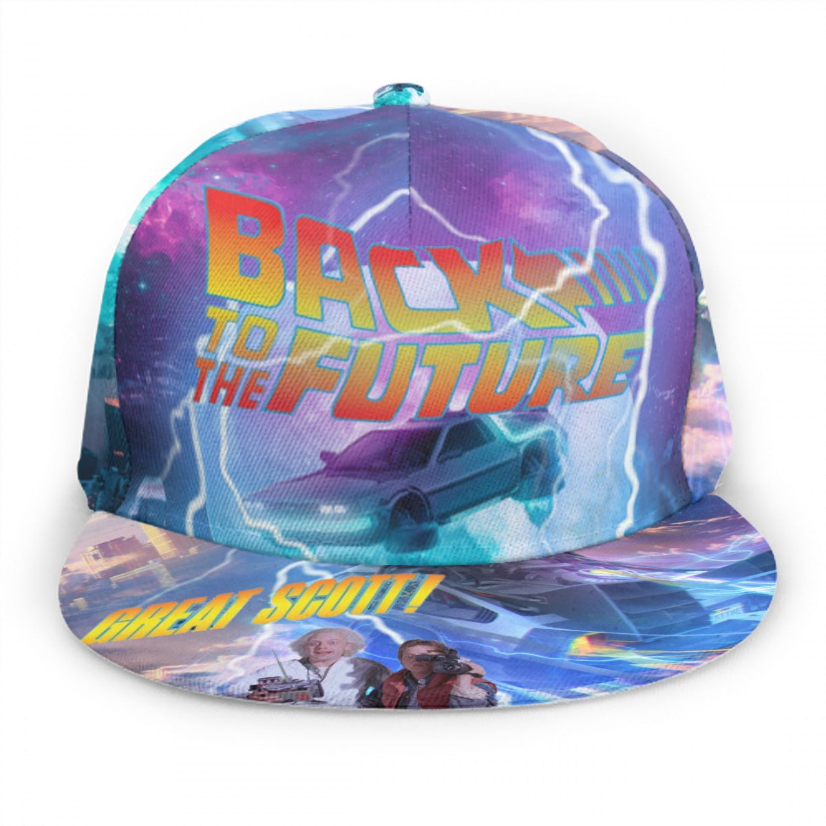 Back to the Future Baseball Cap With Flat Brim