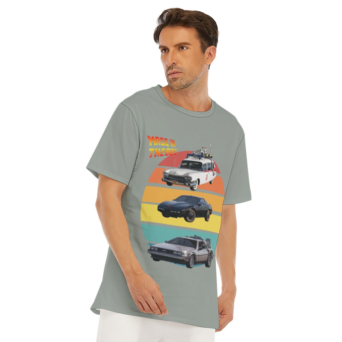 Kitt Ecto-1 A-Team Delorean 1980s Cars Shirt 2