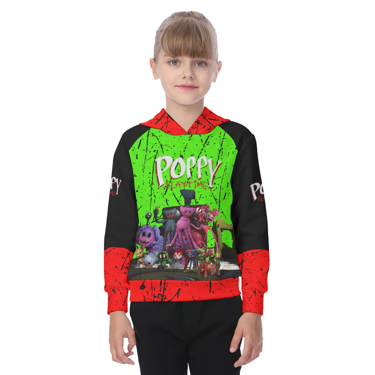 Kids Huggy Wuggy Poppy Playtime Hoodie