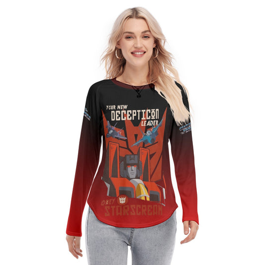 Women's Starscream Decepticons Long Sleeves Blouse