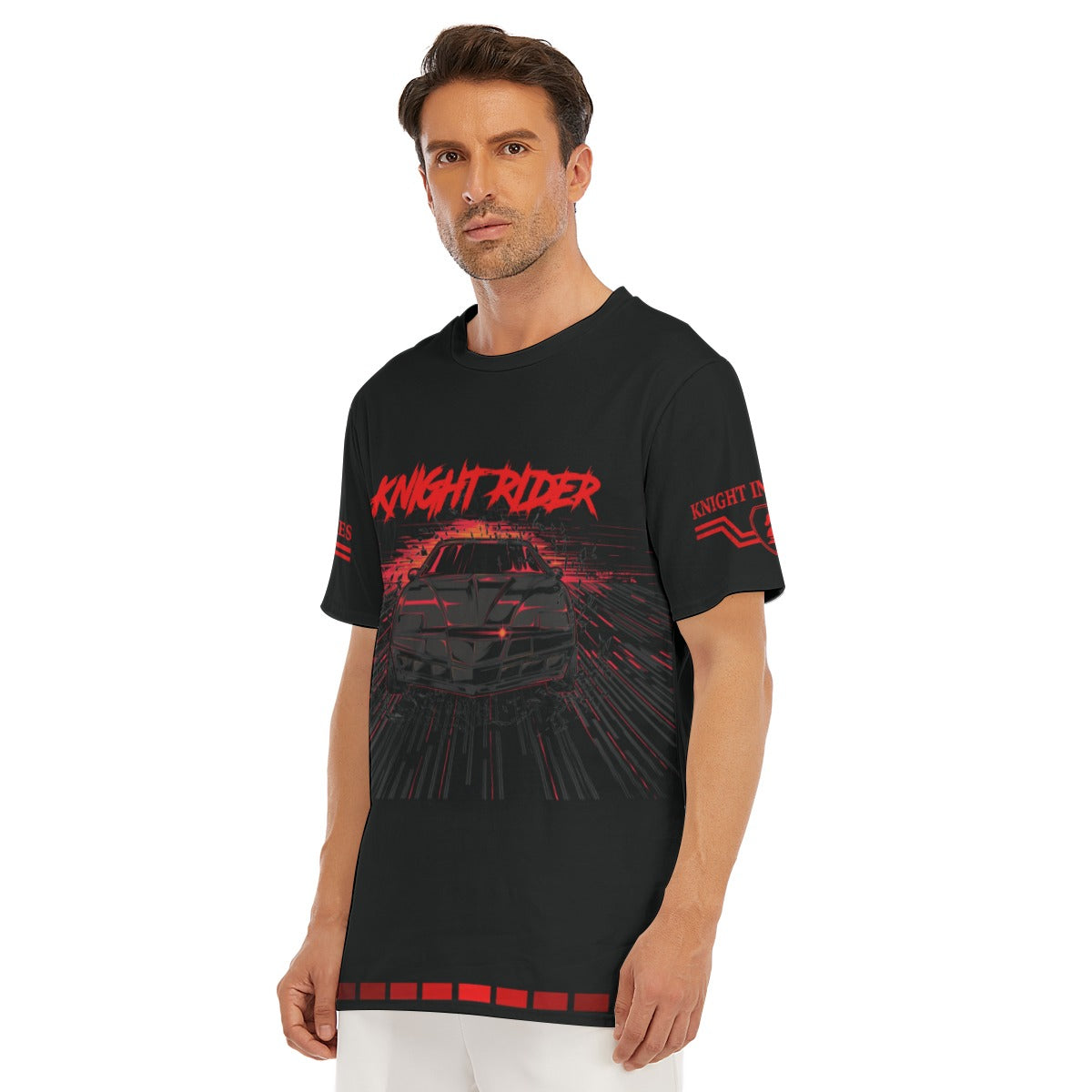 Knight Rider Kitt Shirt Black Red