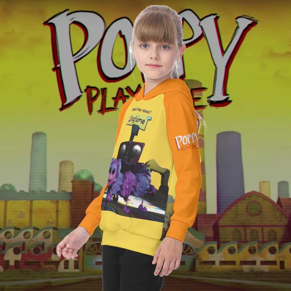 Kids PJ Pug-A-Pillar Poppy Playtime Pullover Hoodie