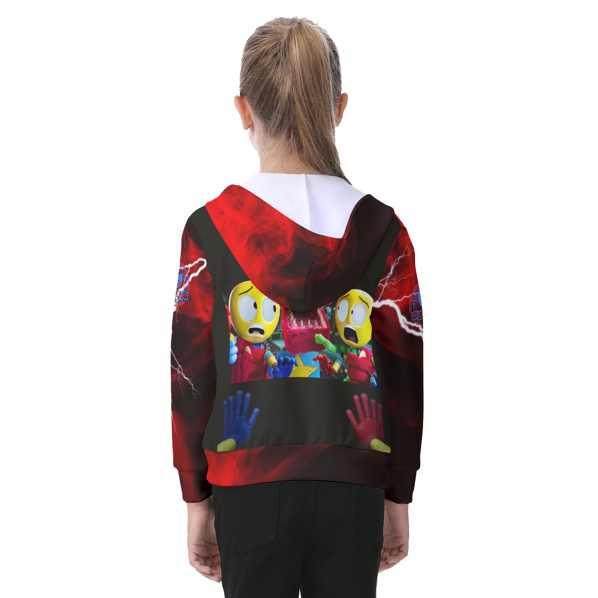 Kids Boxy Boo Zip Up Hoodie