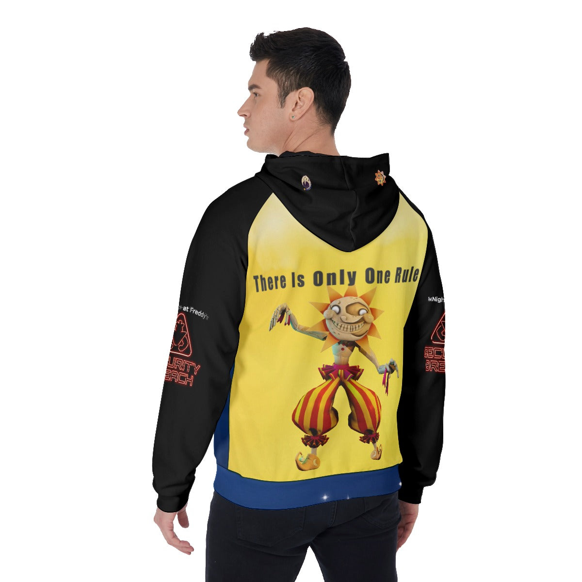 Mens Sundrop FNAF Zip Up Hoodie