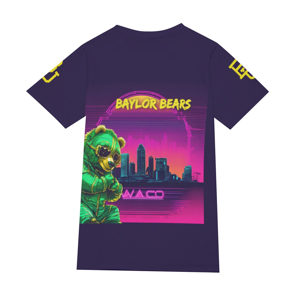 Men's Waco University Bears Neon T-Shirt | 190GSM Cotton