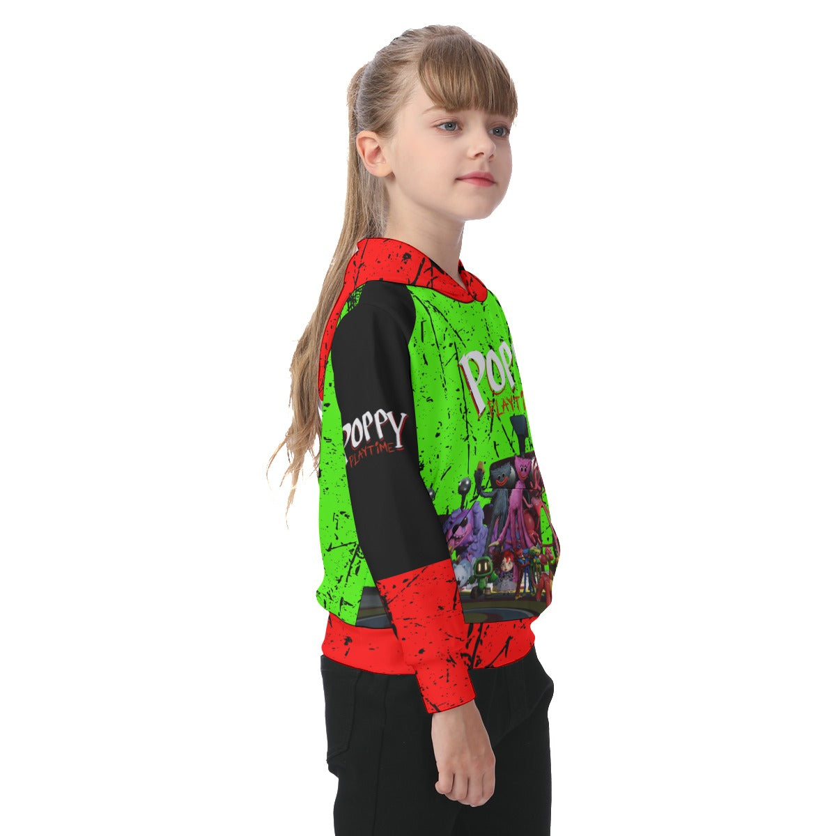 Kids Huggy Wuggy Poppy Playtime Hoodie