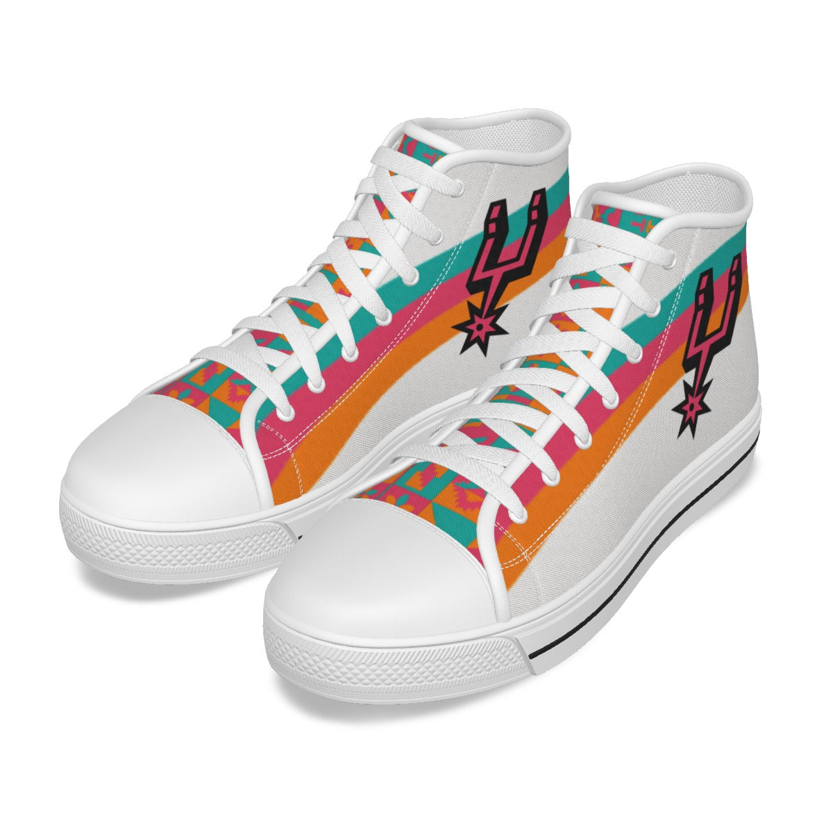 Kid's San Antonio Basketball Canvas Shoes