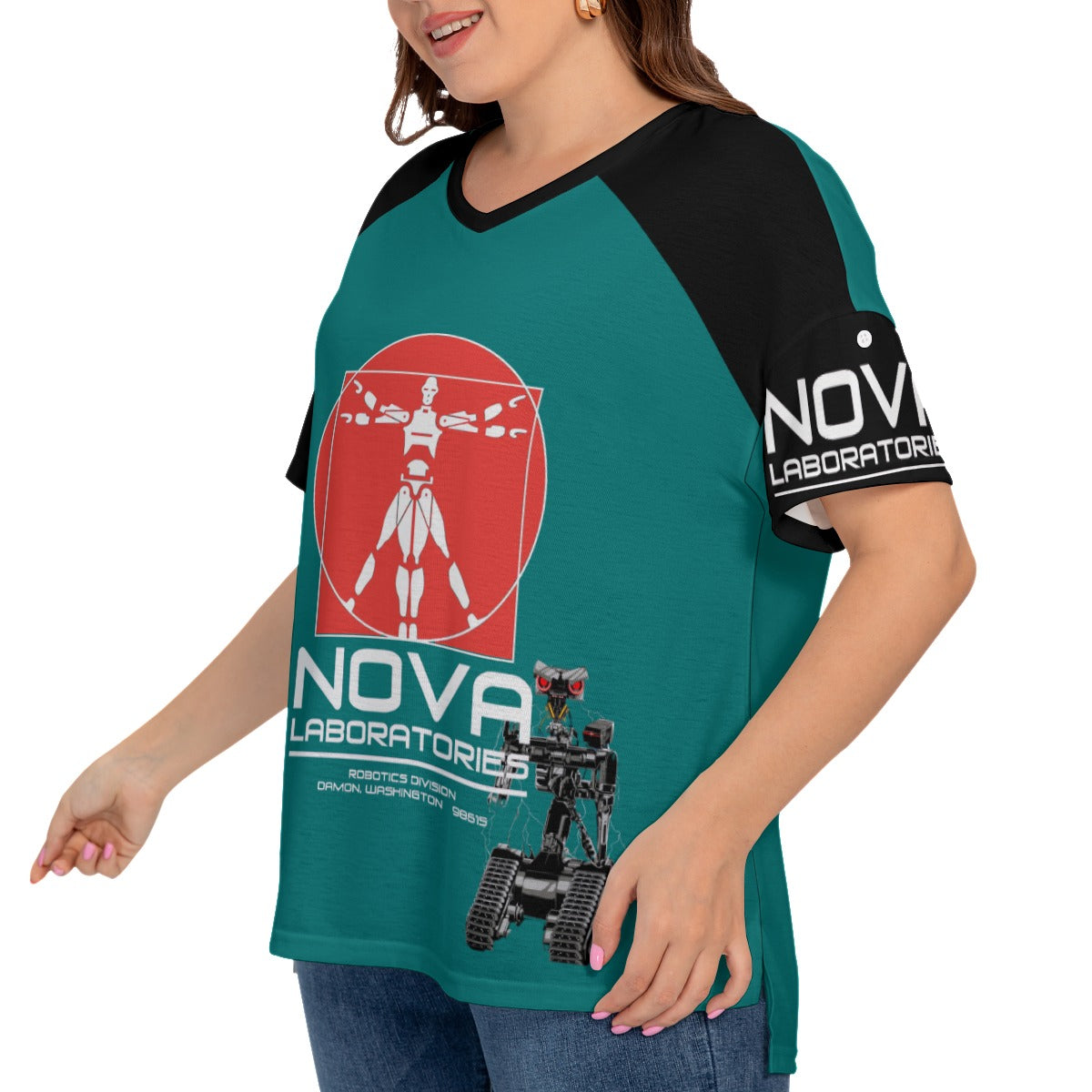 Womens Nova Laboratories Short Circuit Shirt (Plus Size)