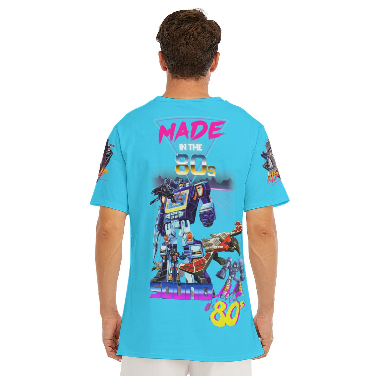 Men's 1980s Cartoon Villains Shirt Blue