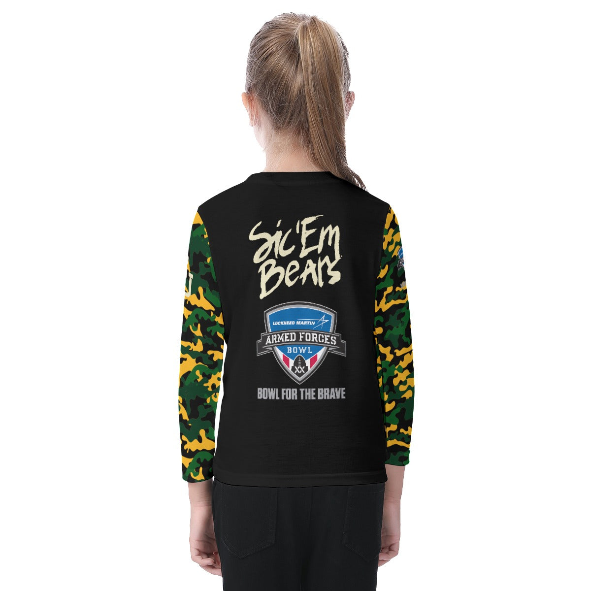 Kids Waco University Armed Forces Bowl Bears Shirt