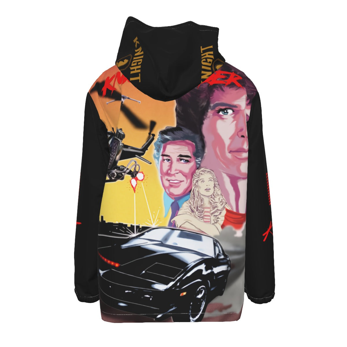 Knight Rider Zip Up Hoodie