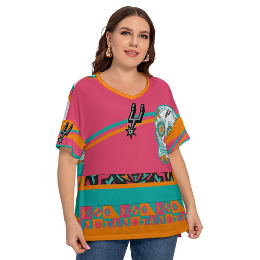 Womens Spurs Fiesta Shirt (Plus Size)