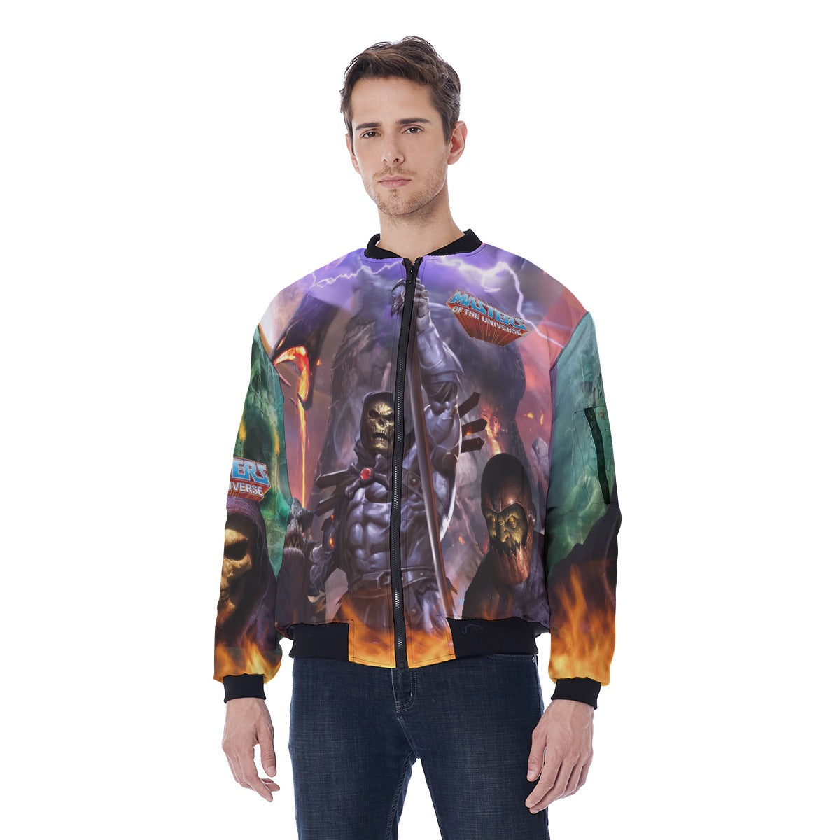 Men's Skeletor Masters of the Universe Bomber Jacket