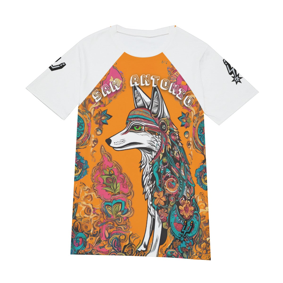 Men's San Antonio Basketball Coyote O-Neck T-Shirt | 190GSM Cotton