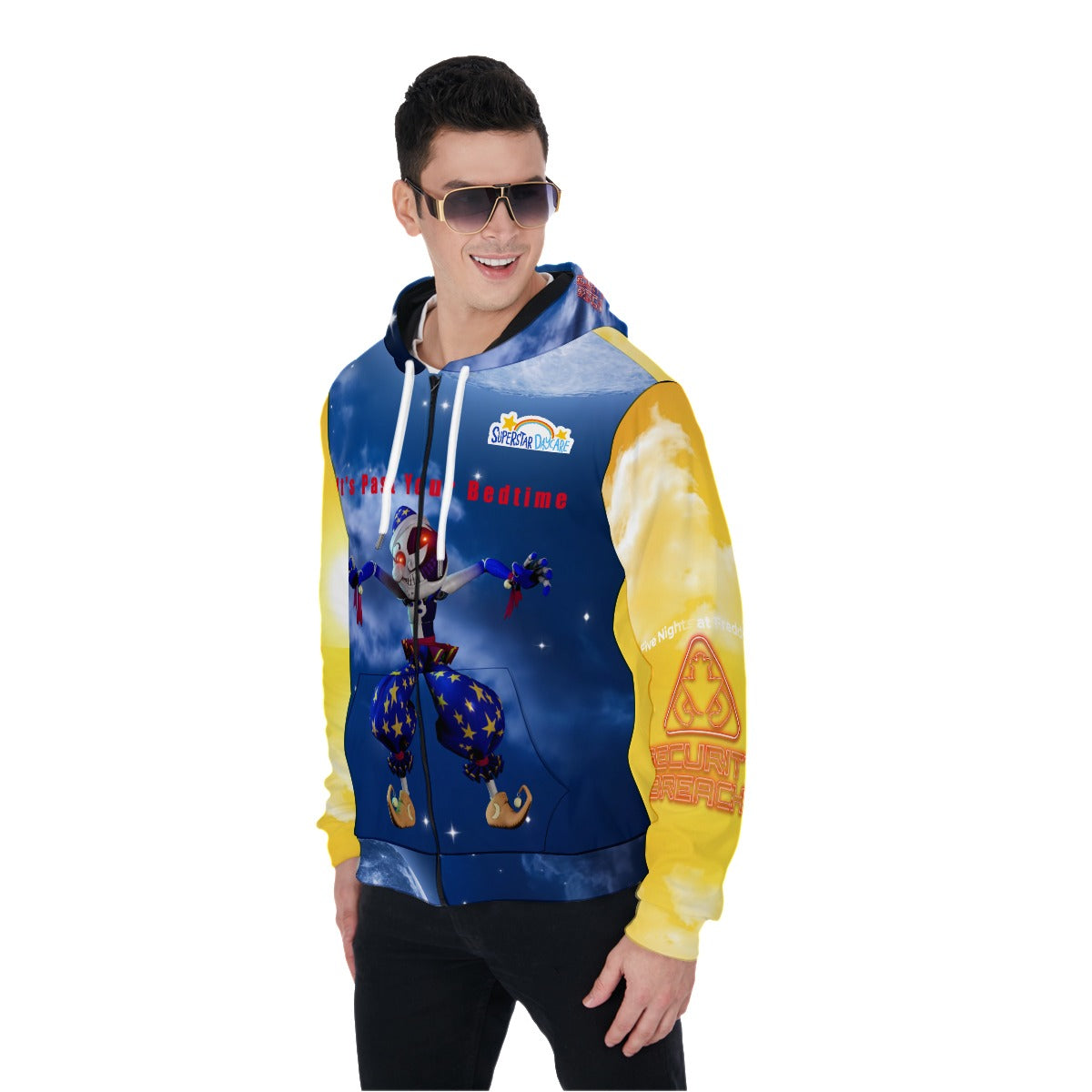 Moondrop Sundrop FNAF Zip Up Hoodie