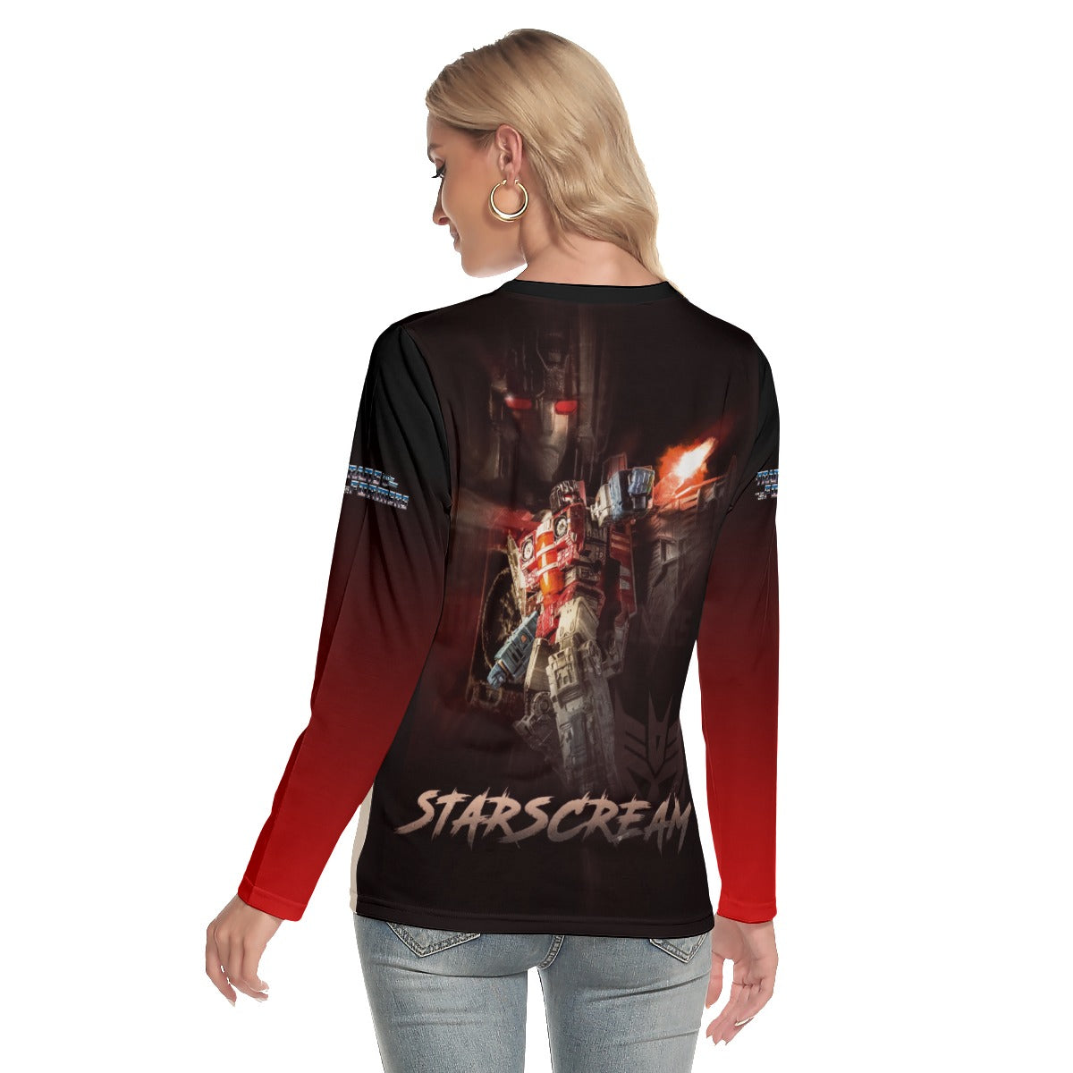 Womens Decepticon Starscream Long Sleeve Shirt