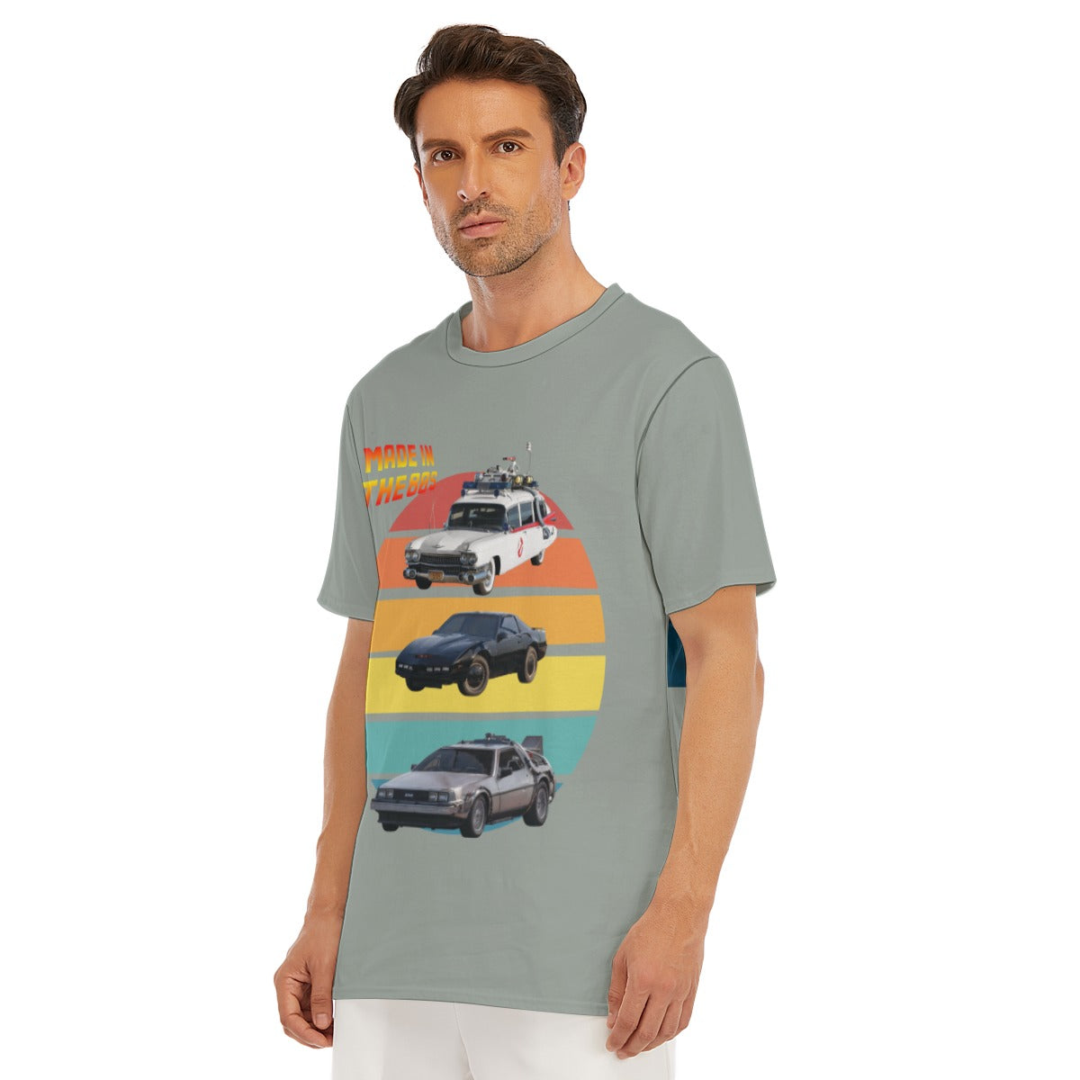 Kitt Ecto-1 A-Team Delorean 1980s Cars Shirt 2