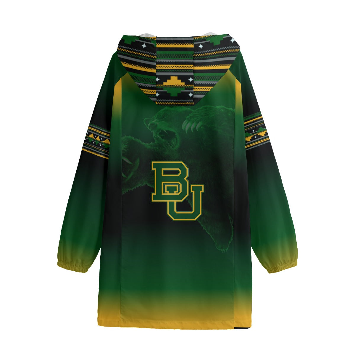 Waco University Bears Windbreaker Long Jacket