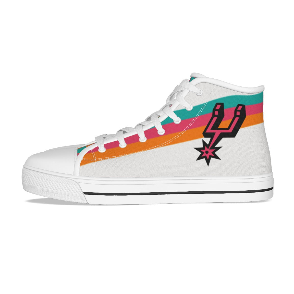 Kid's San Antonio Basketball Canvas Shoes