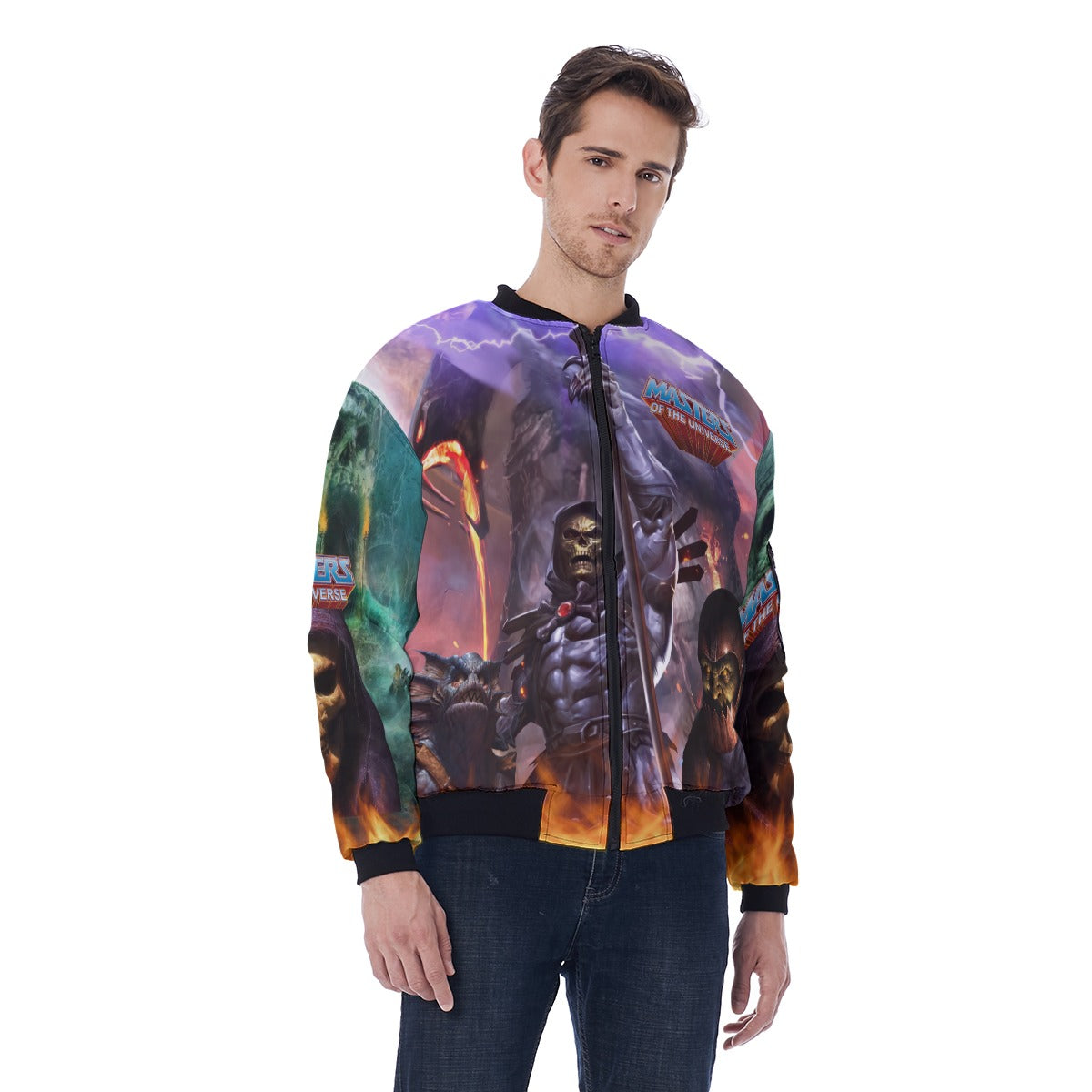 Men's Skeletor Masters of the Universe Bomber Jacket