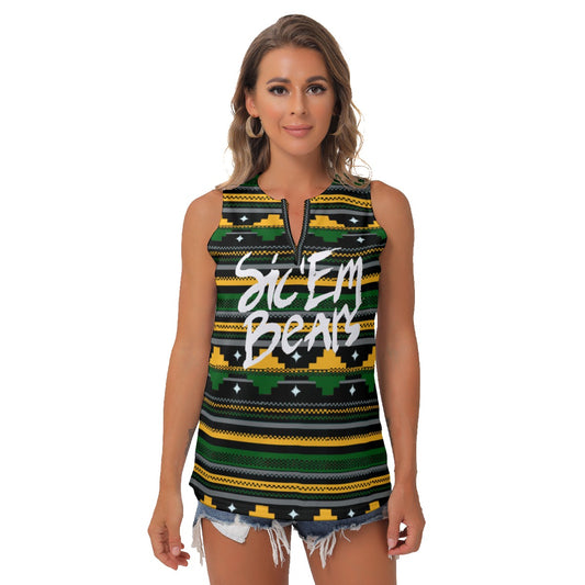 Womens Waco University Sleeveless V-Neck Top