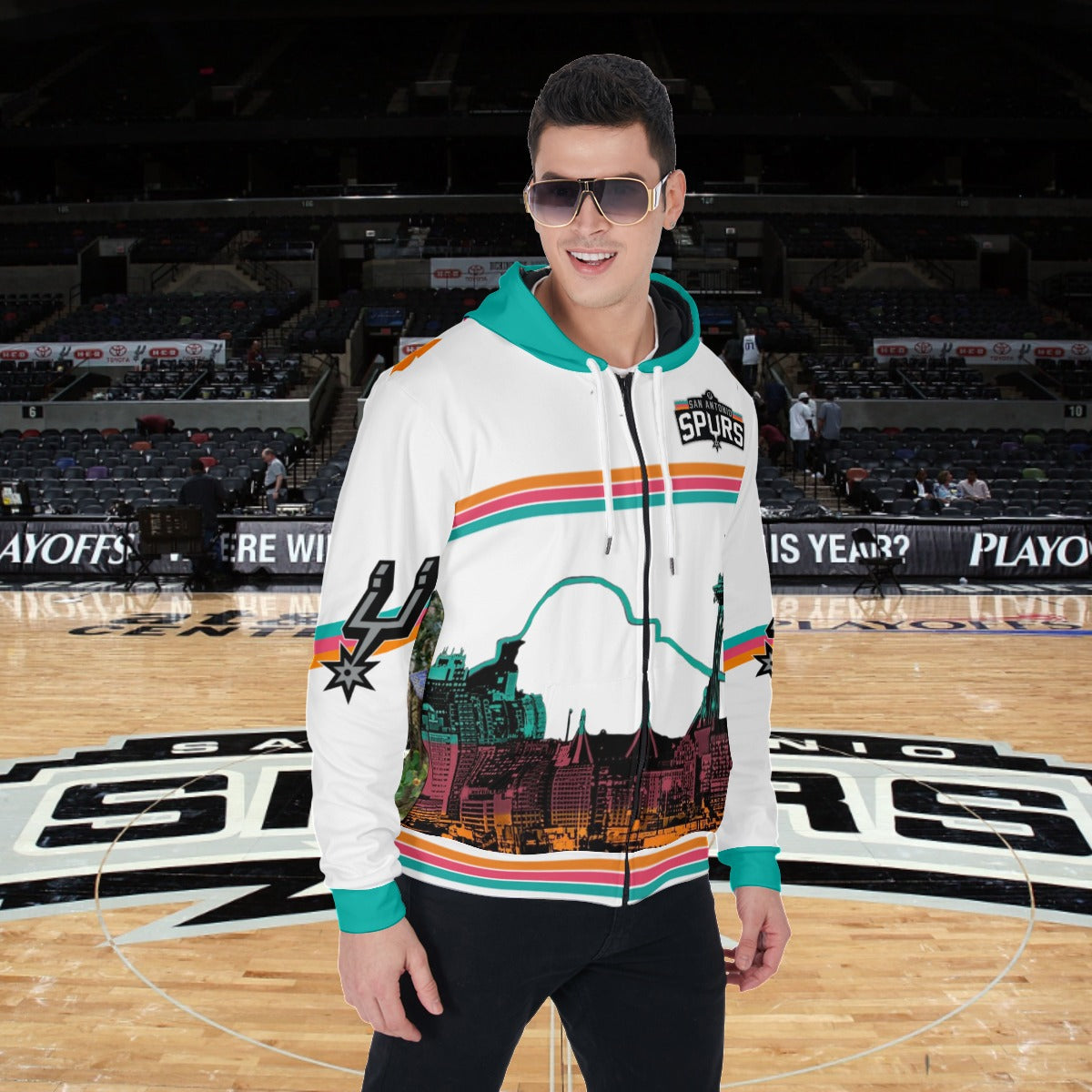 Spurs Fiesta Zip Up Hoodie