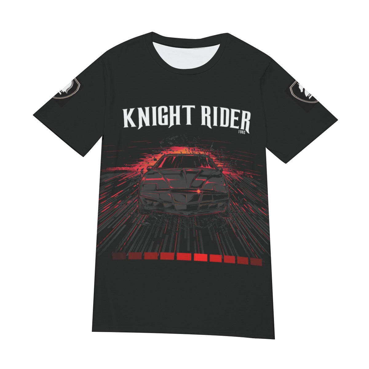 Knight Rider Kitt Shirt Black White