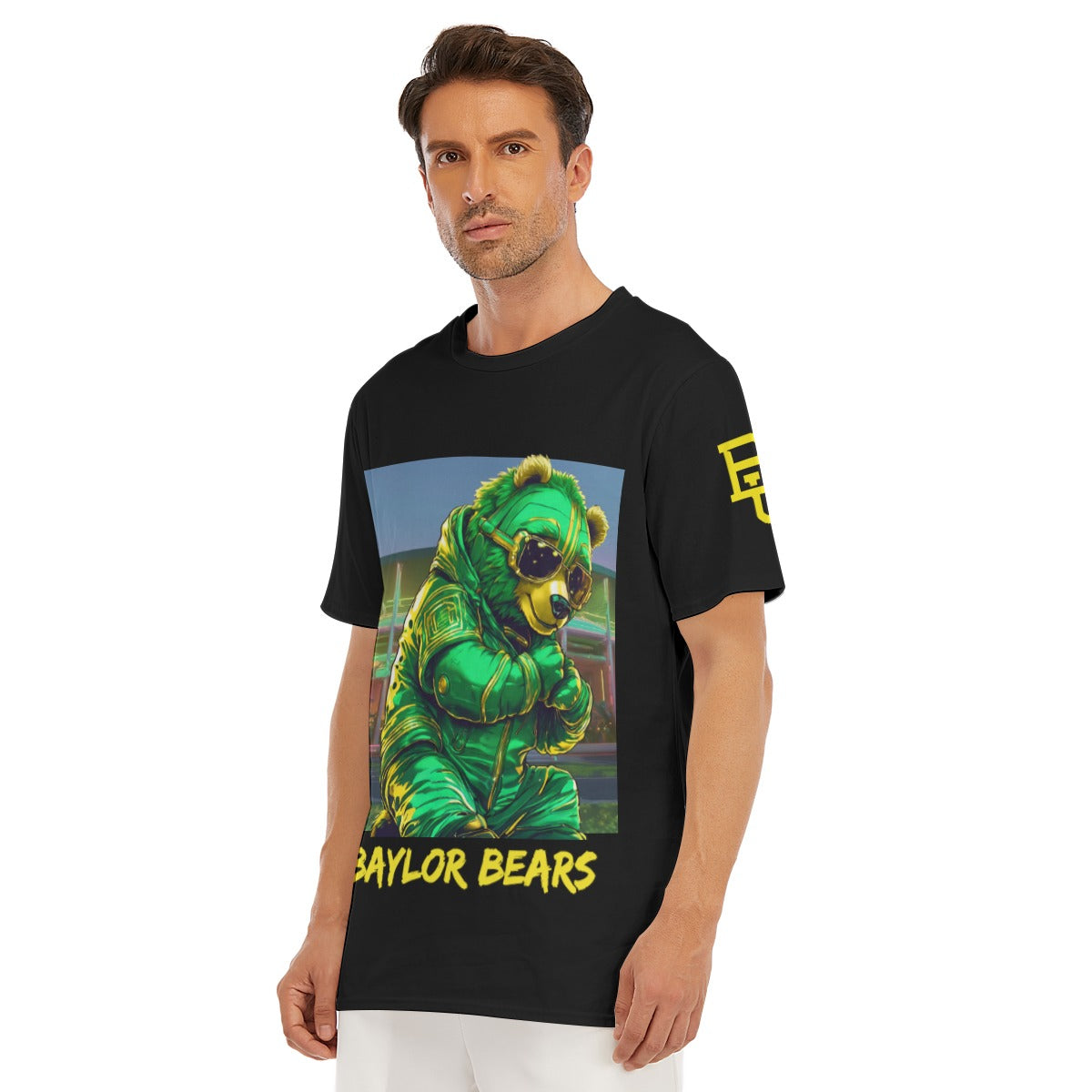 Men's Waco University Bears O-Neck T-Shirt | 190GSM Cotton