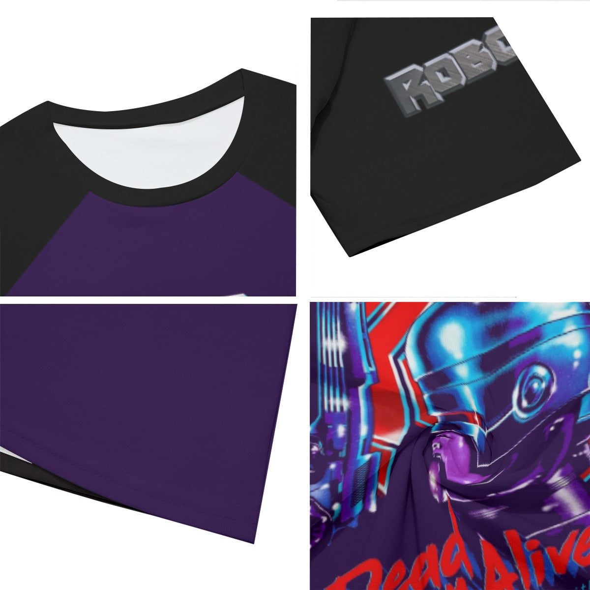 Robocop Retro Shirt Violet