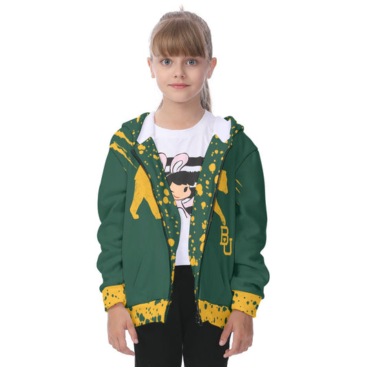 Kids Baylor Fleece Zip-up Hoodie