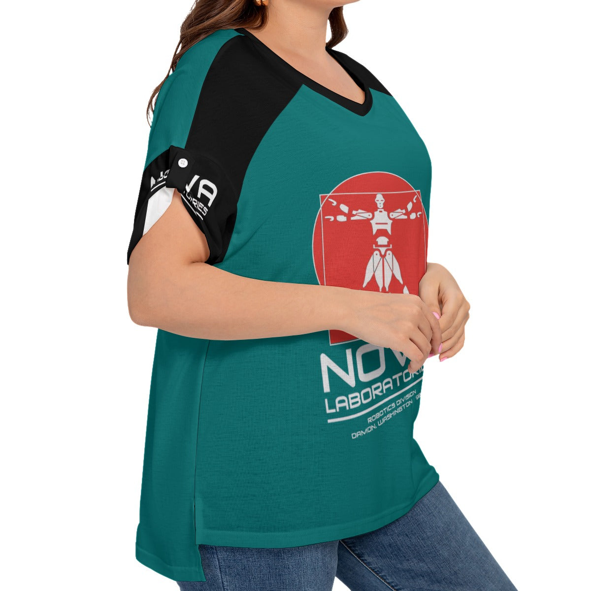 Womens Nova Laboratories Short Circuit Shirt (Plus Size)